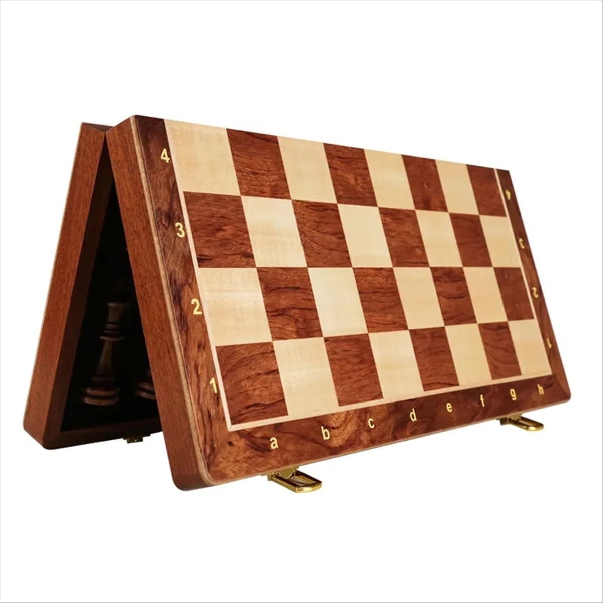 Premium Walnut Wooden Chess Set