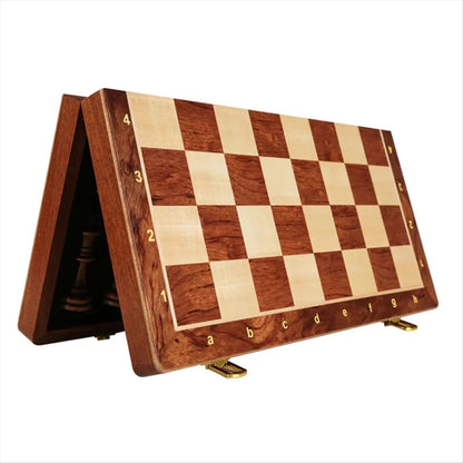 Premium Walnut Wooden Chess Set